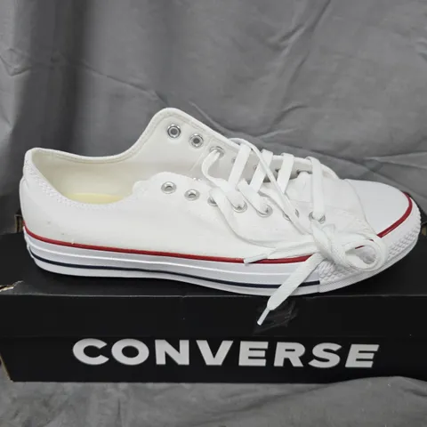 CONVERSE WIDE OX TRAINERS – WHITE, UK 11