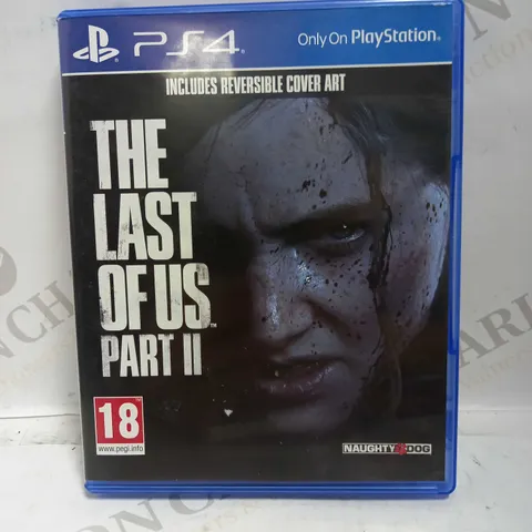 THE LAST OF US PART II PLAYSTATION 4 GAME