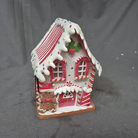 BOXED THREE KINGS GINGERBREAD HOUSE CHRISTMAS DECORATION - 20 X 14 CM