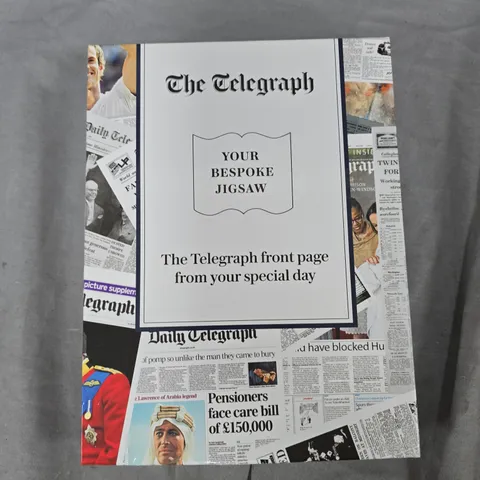 THE TELEGRAPH BESPOKE JIGSAW PUZZLE – FRONT PAGE COLLAGE (YOUR SPECIAL DAY)