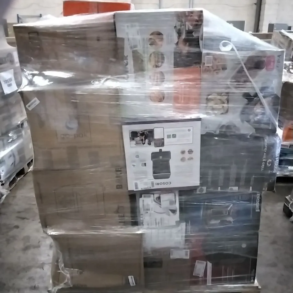 PALLET OF APPROXIMATELY 36 UNPROCESSED RAW RETURN HOUSEHOLD AND ELECTRICAL GOODS TO INCLUDE;