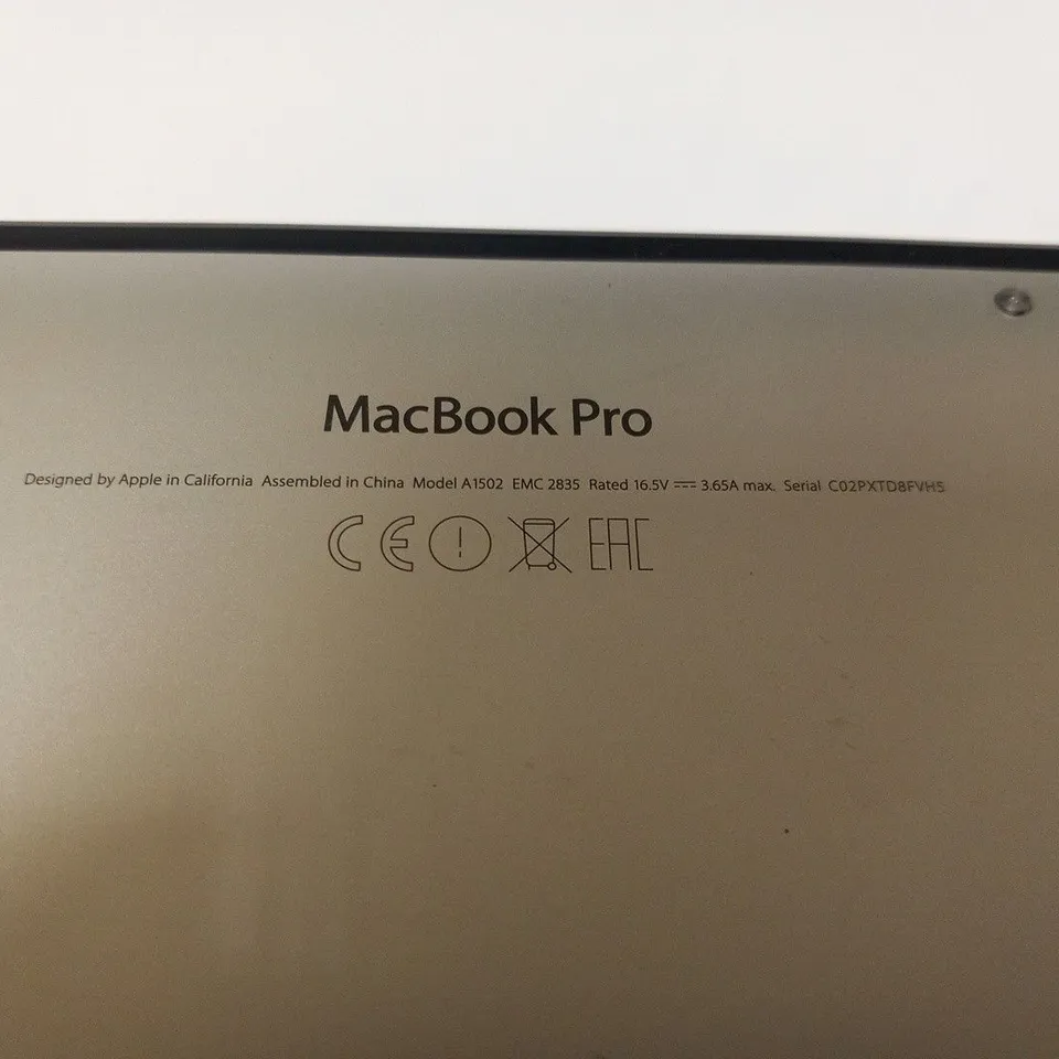 APPLE MACBOOK PRO (A1502 EARLY 2015)