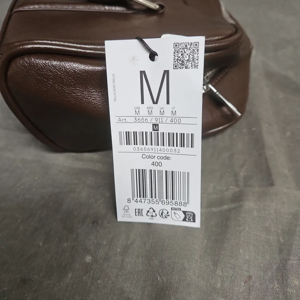 STRADIVARIUS LIMITED EDITION BROWN MEDIUM BAG WITH HANDLES. WITH TAGS