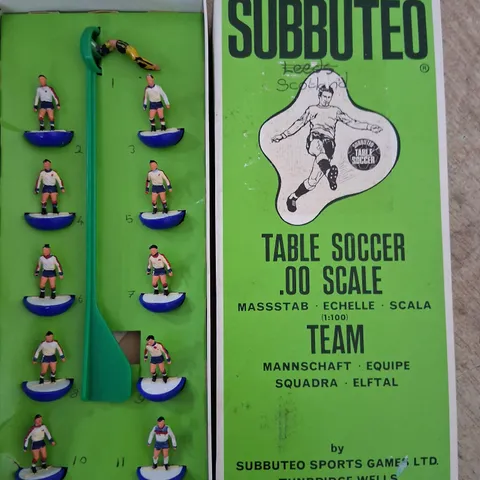 BOXED SUBBUTEO TABLE SOCCER TEAM