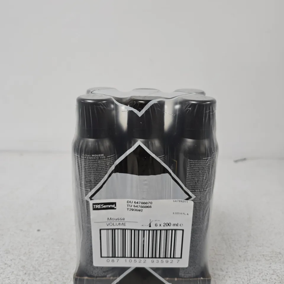 TRESEMMÉ MOUSSE VOLUME – 6 X 200ML