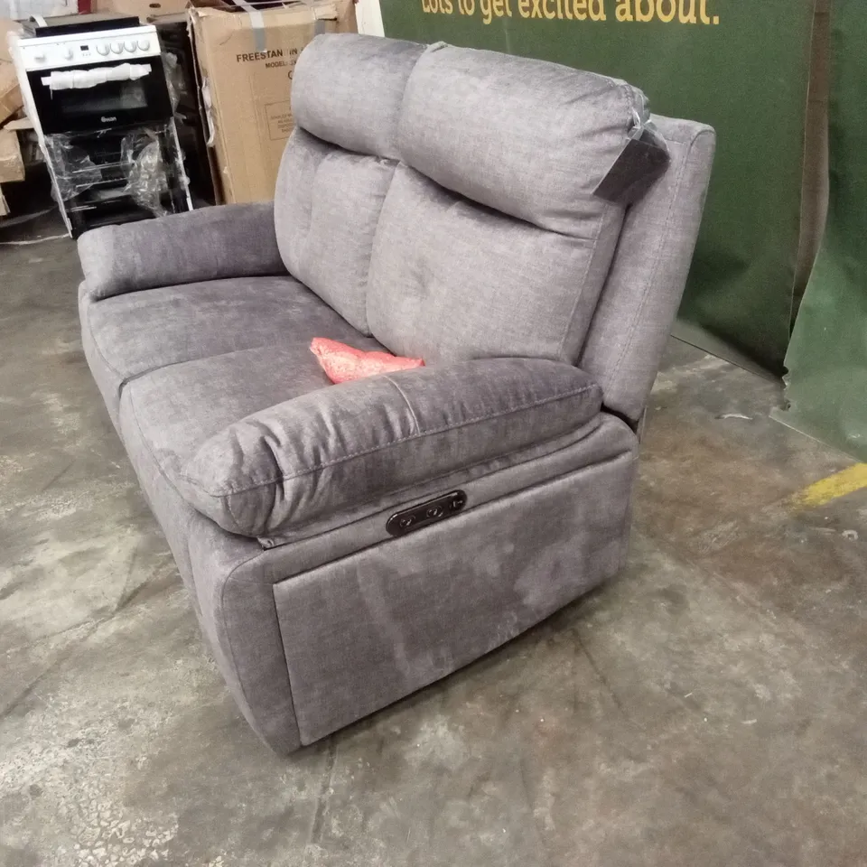 IVANA 2 SEATER FABRIC POWER RECLINER SOFA WITH USB CHARGING AND STORAGE RRP £999