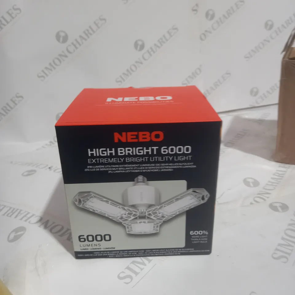 NEBO HIGH BRIGHT 6000 - EXTREMELY BRIGHT UTILITY LIGHT