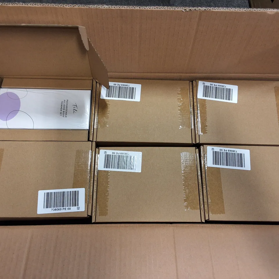 LOT OF 30 BRAND NEW TILI RECHARGABLE ALL OVER BODY TRIMMERS SETS