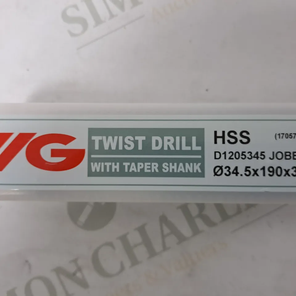 HSS TWIST DRILL WITH TAPER SHANK 