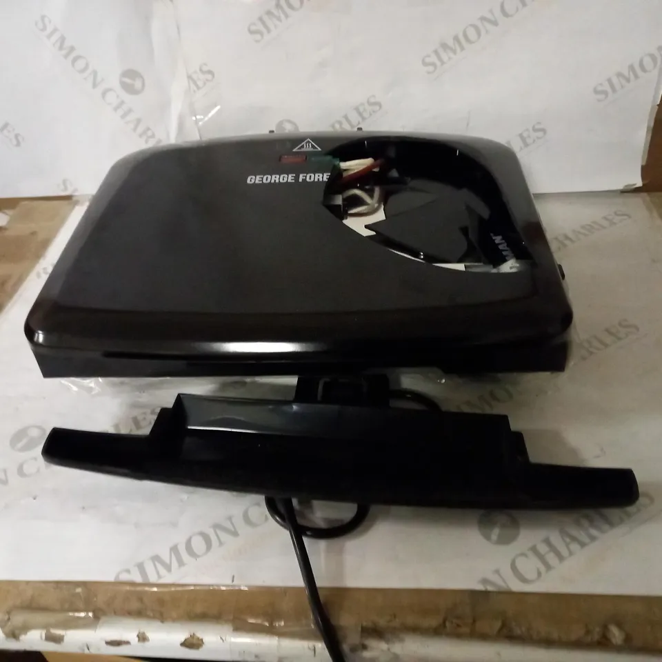 GEORGE FOREMAN MEDIUM REMOVABLE PLATES GRILL, BLACK [24330]