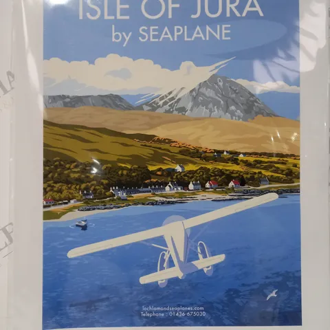 ISLE OF JURA BY SEAPLANE POSTER ART PRINT