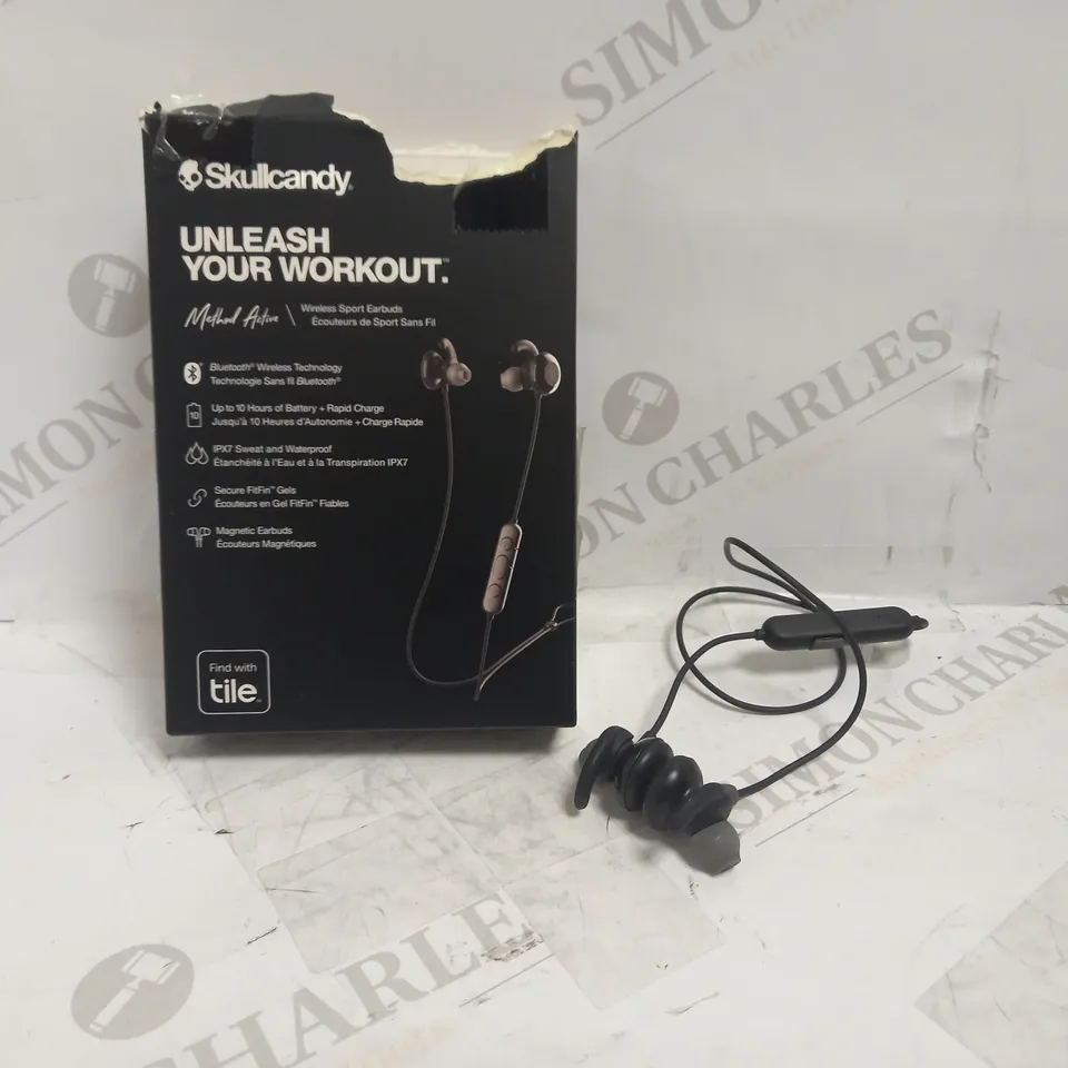 SKULLCANDY METHOD ACTIVE WIRELESS SPORT EARBUDS 