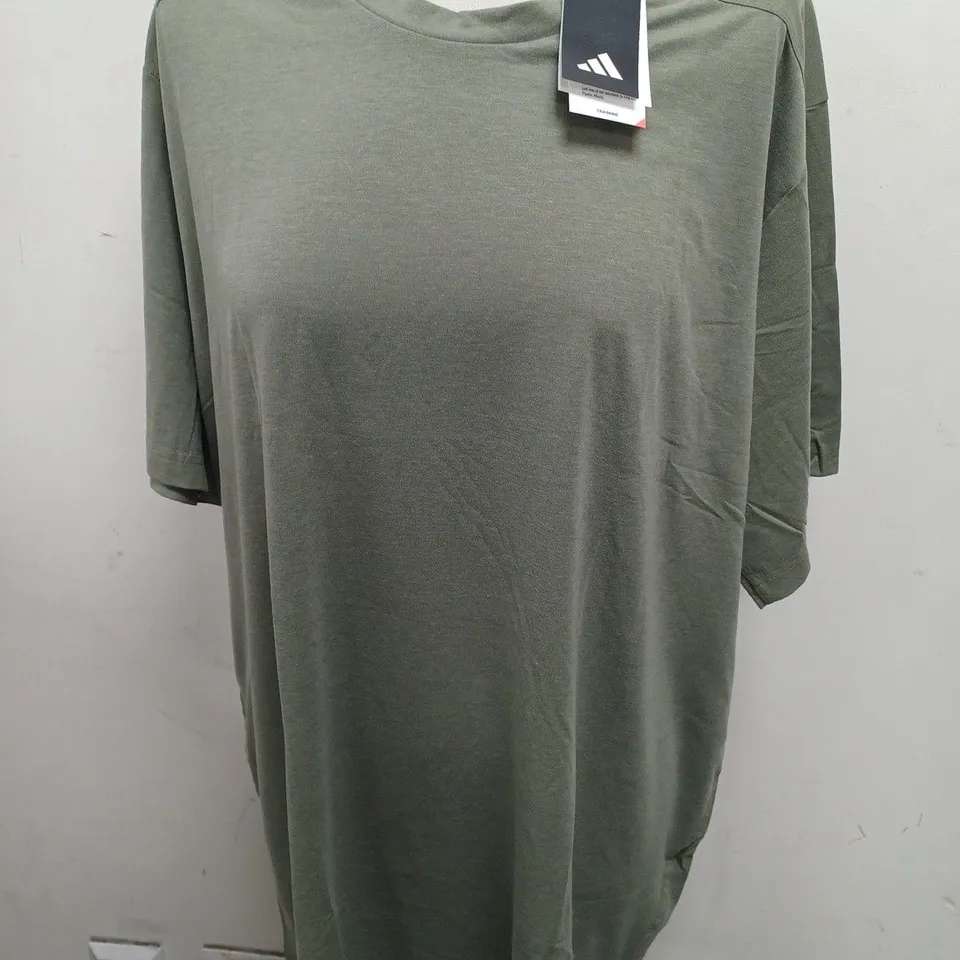 ADIDAS D4T PS TEE IN GREEN - UK 2XL