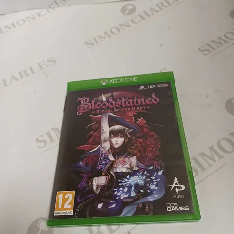XBOX ONE BLOODSTAINES RITUAL OF THE NIGHT