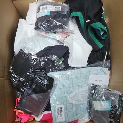 APPROXIMATELY 20 ASSORTED CLOTHING ITEMS IN VARIOUS COLOUR, STYLE AND SIZES