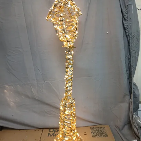 TALL GOLD TWIST LANTERN LAMP