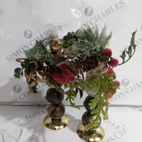 BOXED SET OF 2 LEC CANDLE HOLDERS