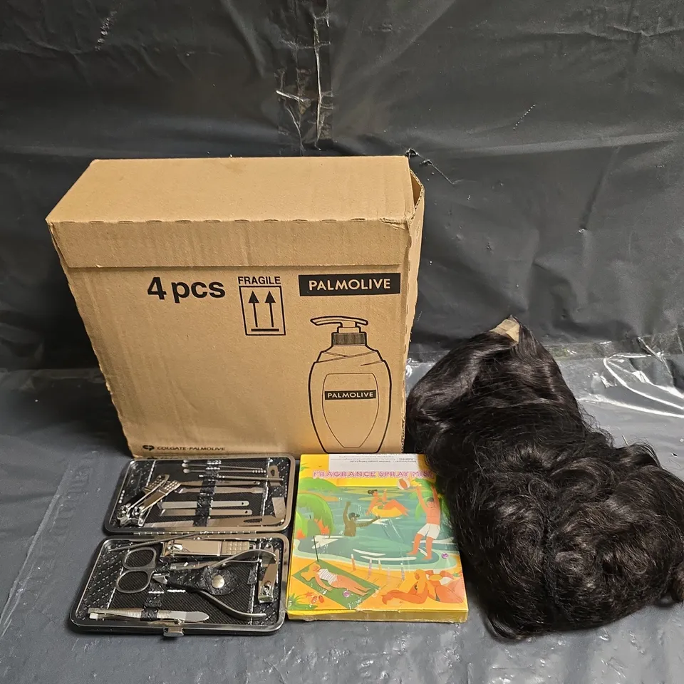 APPROXIMATEY 10 ASSORTED HEALTH AND BEAUTY PRODUCTS TO INCLUDE - PALMOLIVE SHOWER CREAM - FRAGRANCE MISTS AND NAIL CARE KITS