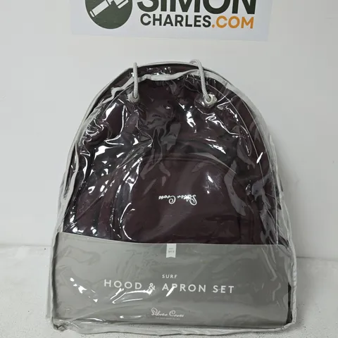 SILVER CROSS SURF HOOD AND APRON SET