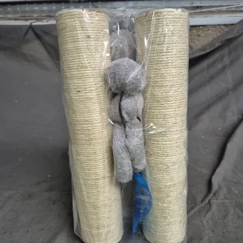 TALL CAT SCRATCHING POST – 74CM WITH TEASERS