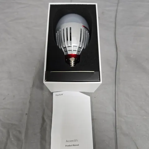 APUTURE ACCENT B7C 7W MULTICOLOUR SMART BULB – BOXED (SIDUS LINK)
