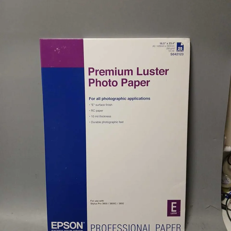 EPSON PREMIUM LUSTER PHOTO PAPER