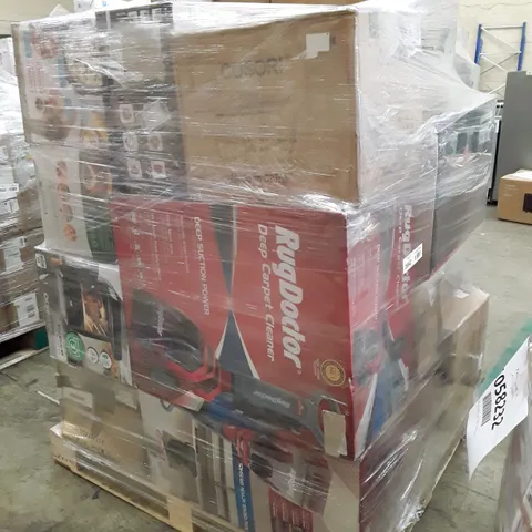 PALLET OF APPROXIMATELY 25 UNPROCESSED RAW RETURN HOUSEHOLD AND ELECTRICAL GOODS TO INCLUDE;