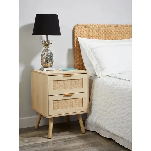 BOXED CLARICE SIDE TABLE WITH STORAGE