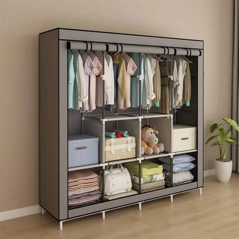 BOXED WESTRICK 1 DOOR PLASTIC WARDROBE (1 BOX)