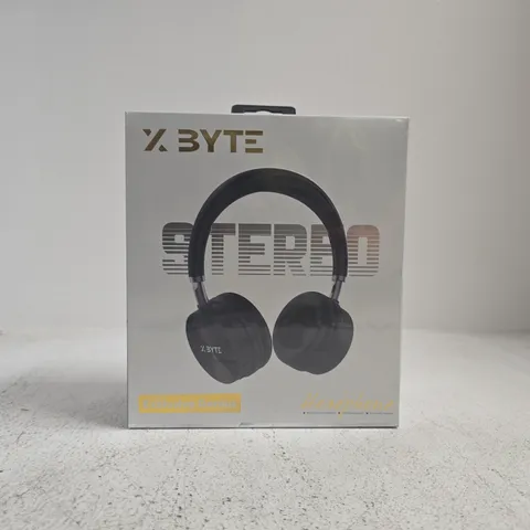 BOXED X BYTE STEREO HEADPHONES – BOXED