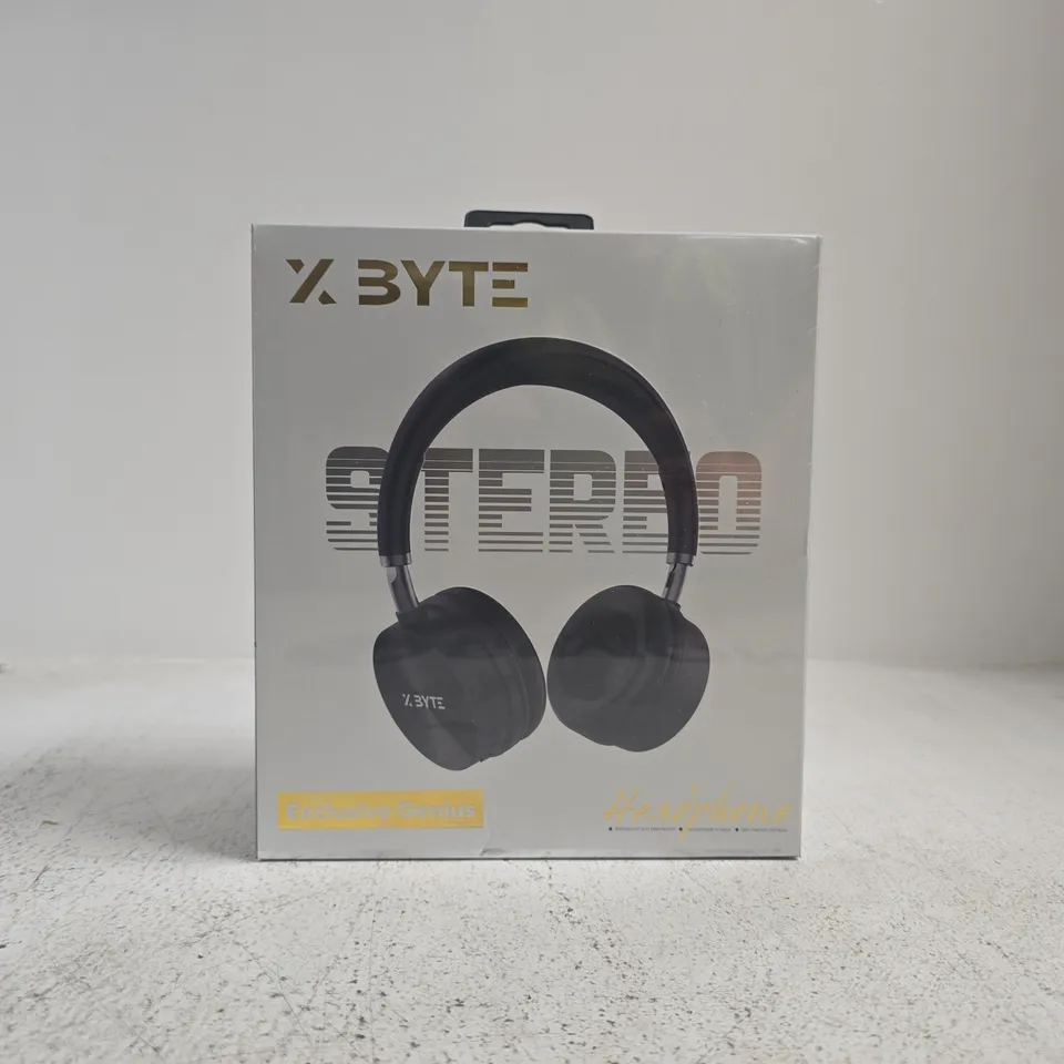 BOXED X BYTE STEREO HEADPHONES – BOXED