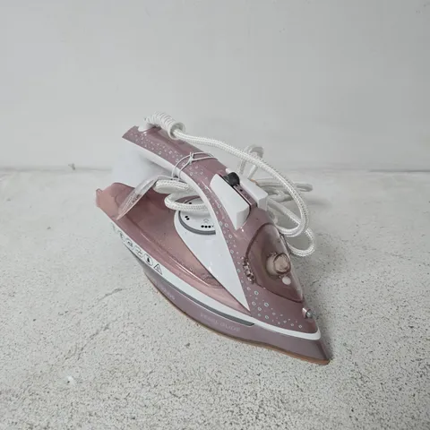 RUSSELL HOBBS PEARL GLIDE STEAM IRON – PINK, 2600W, PEARL INFUSED SOLEPLATE