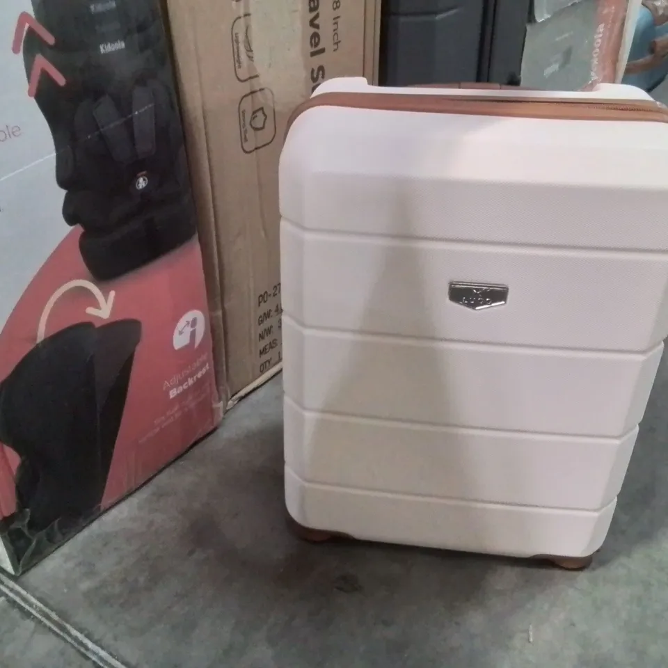 SMALL CABIN BAG CREAM & BROWN
