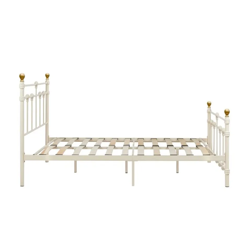 BOXED BOROUGH WHARF BED FRAME DOUBLE CREAM (1 BOX)