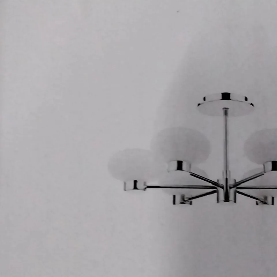 BOXED JAYLA 6 LIGHT SEMI FLUSH MOUNT