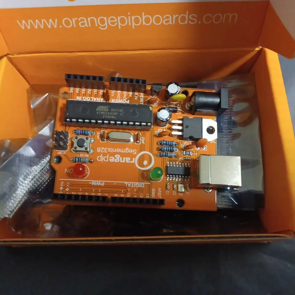 ORANGEPIP SEGMENTS 328 BUILD YOUR OWN ARDUINO KIT