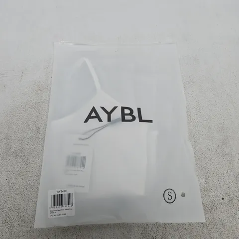 BAGGED AYBL EMPOWER SEAMLESS SPORTS BRA - WHITE UK S