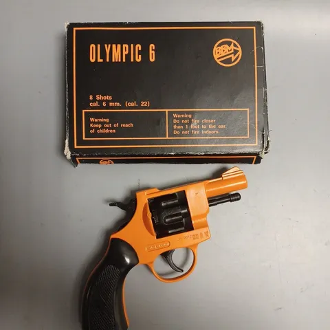 BOXED OLYMPIC 6 STARTER PISTOL .22