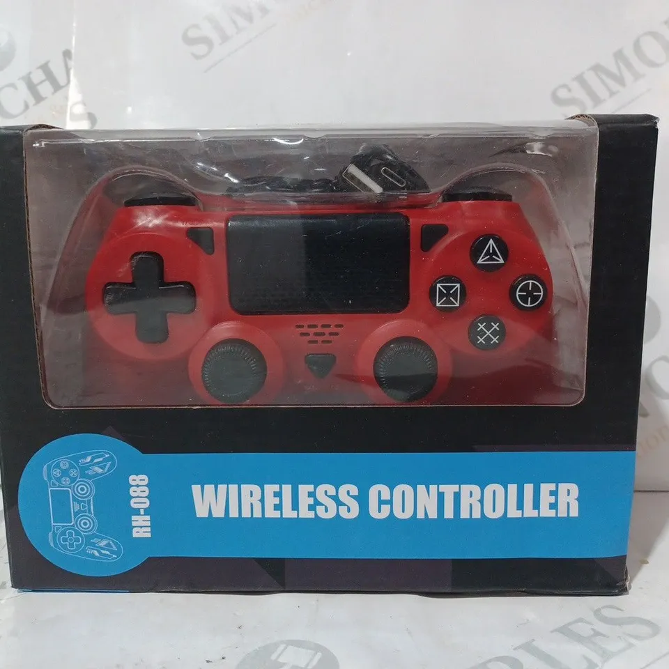 BOXED RH-088 WIRELESS GAMING CONTROLLER IN RED