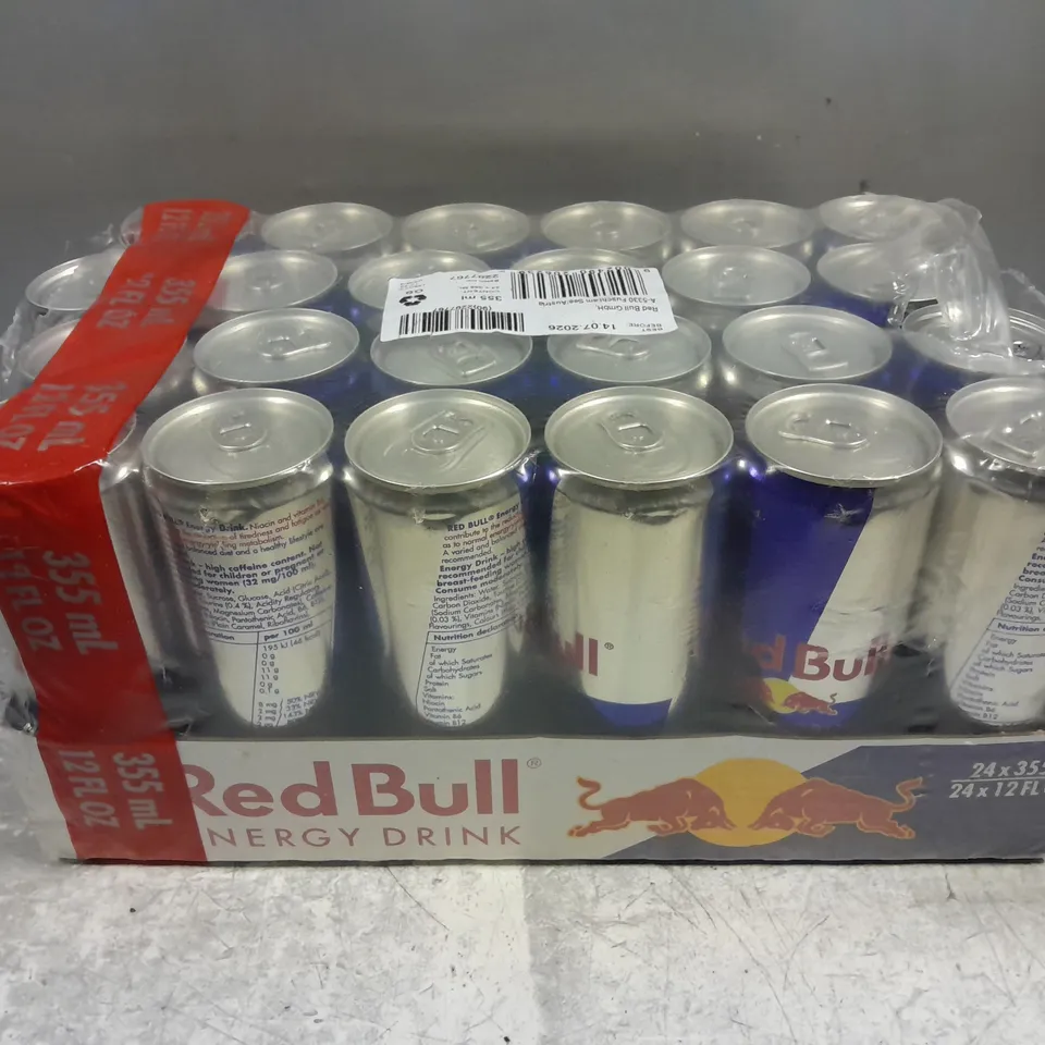 24 X 355ML RED BULLS ENERGY DRINKS - COLLECTION ONLY