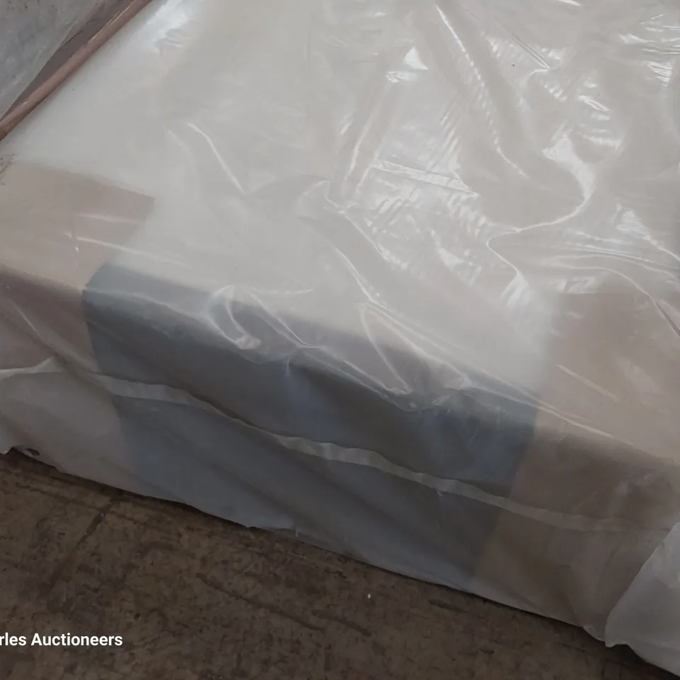 BAGGED 2'6" SINGLE DIVAN BASE CHARCOAL FABRIC