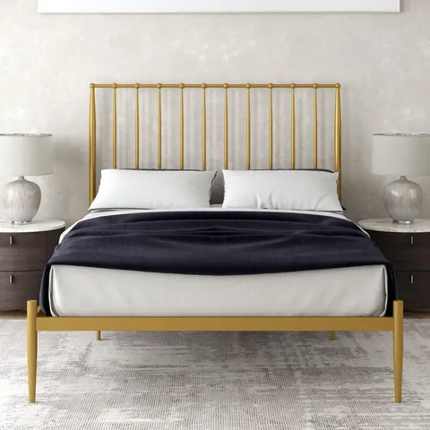 BOXED DOREL GIULIA METAL BED - SIZE UNSPECIFIED