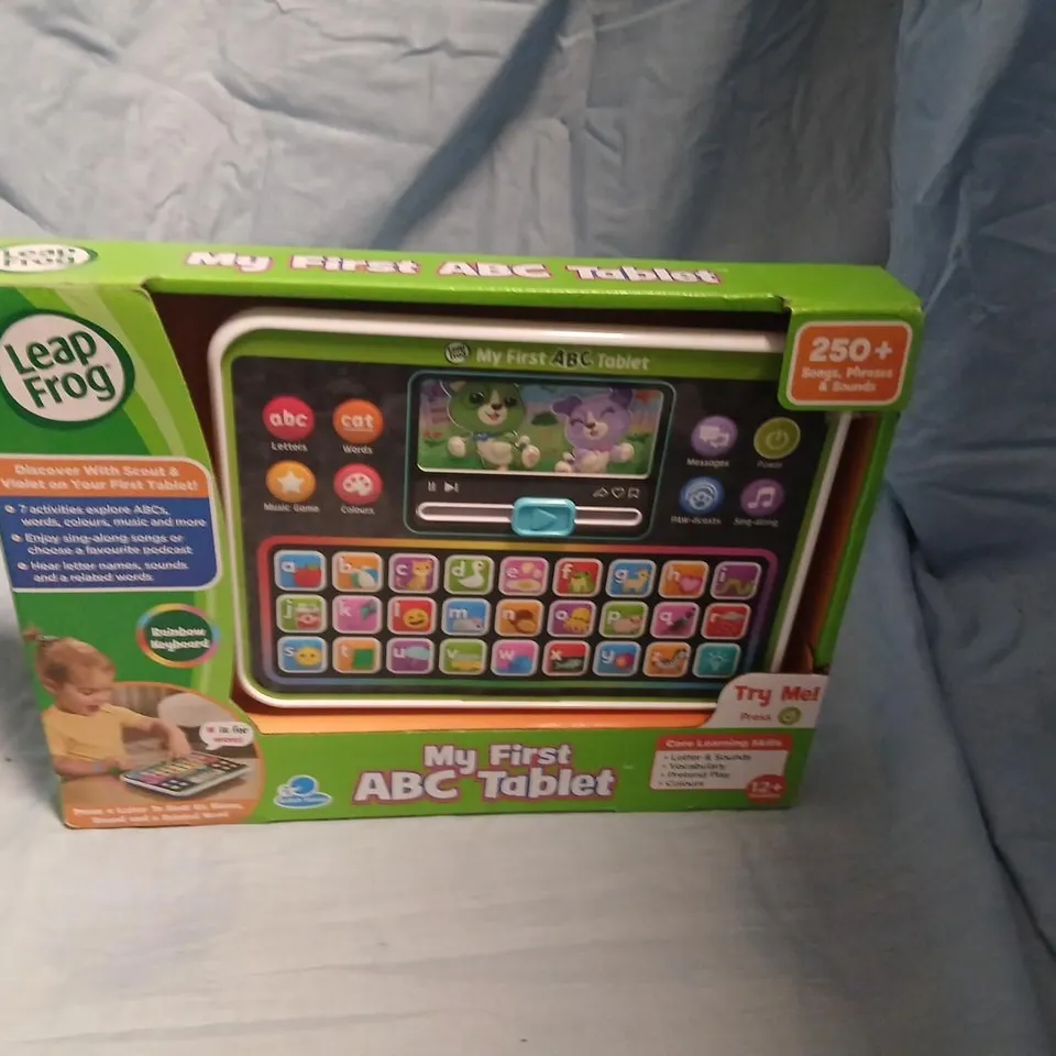 LEAPFROG MY FIRST ABC TABLET – BOXED TOY