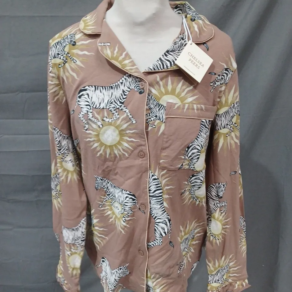 CHELSEA PEERS ZEBRA THEMED PJ TOP - UK XS/8