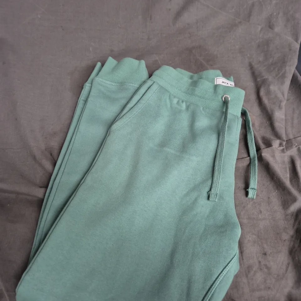 JACK WILLS LADIES Teal Joggers with Drawstring Waist - SIZE 10
