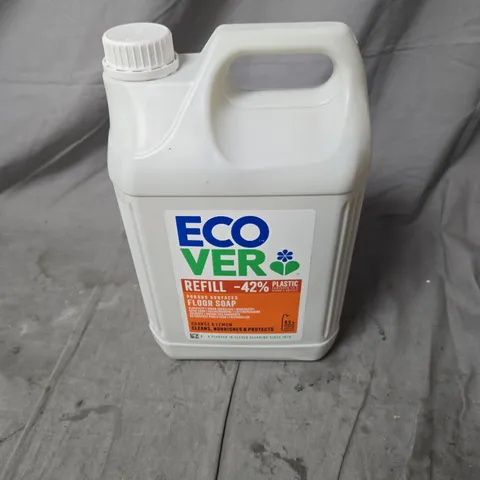 ECO VER FLOOR SOAP REFILL BOTTLE – ORANGE & LEMON SCENT -5L