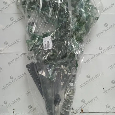 BOXED ALISON CORK 180CM PRE-LIT GREEN LEAF DETAIL INDOOR WILLOW TREE - COLLECTION ONLY