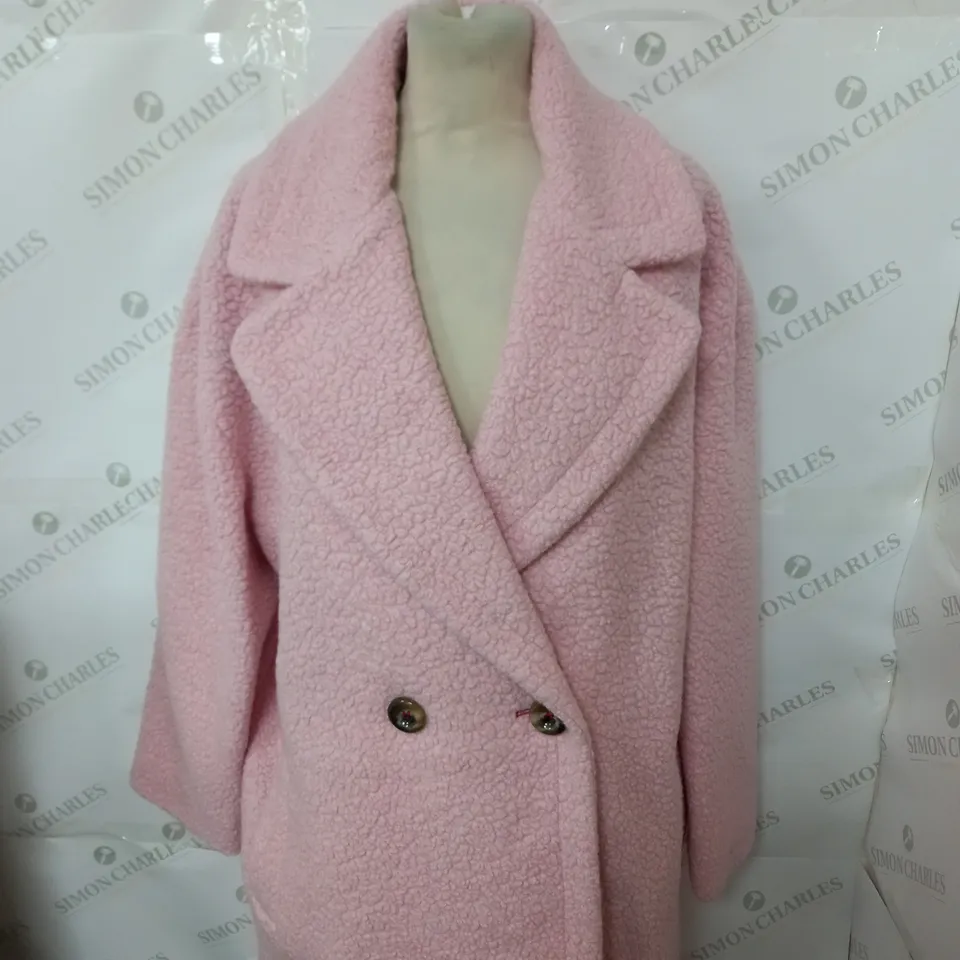 MAISON LENER WOOL BUTTON COAT SIZE L