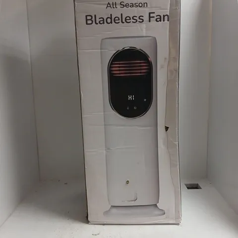 BLISS & BEYOND ALL SEASON BLADELESS FAN – BOXED
