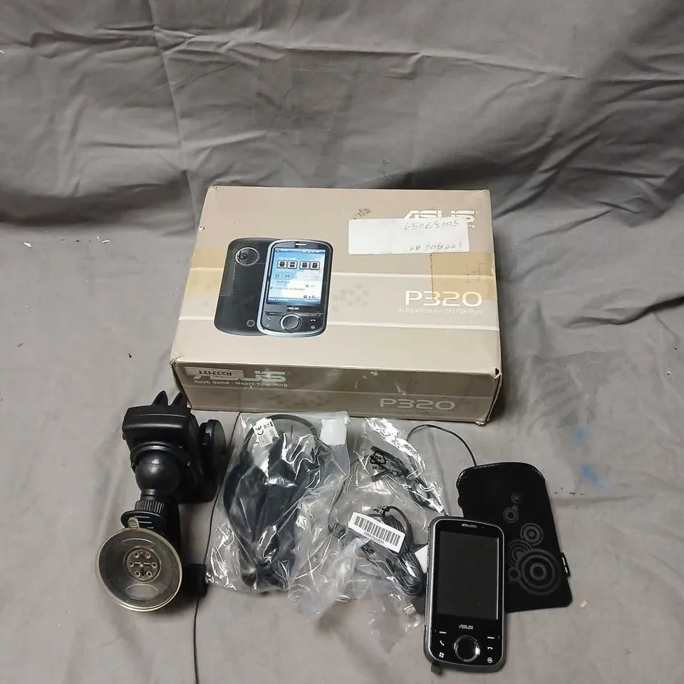 ASUS P320 GPS PDA PHONE WITH ACCESSORIES - BLACK